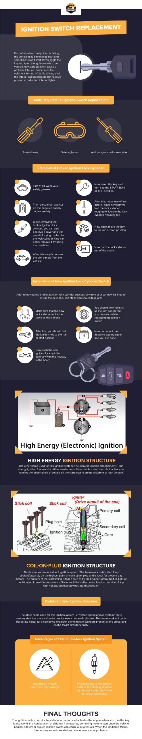 Ignition switch replacement