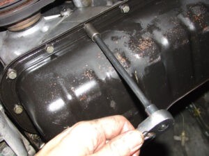 oil pan replacement