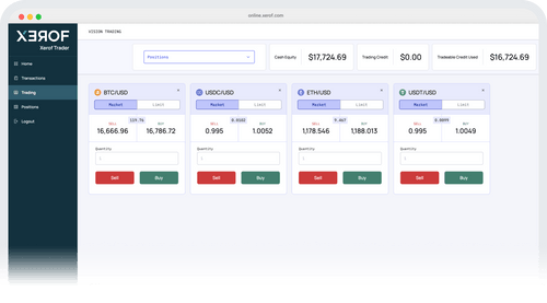 OTC XEROF Trade Desk