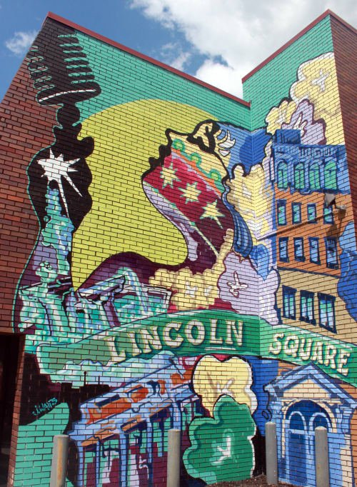 Lincoln Square Artwork | Photo Source: Wescover.com