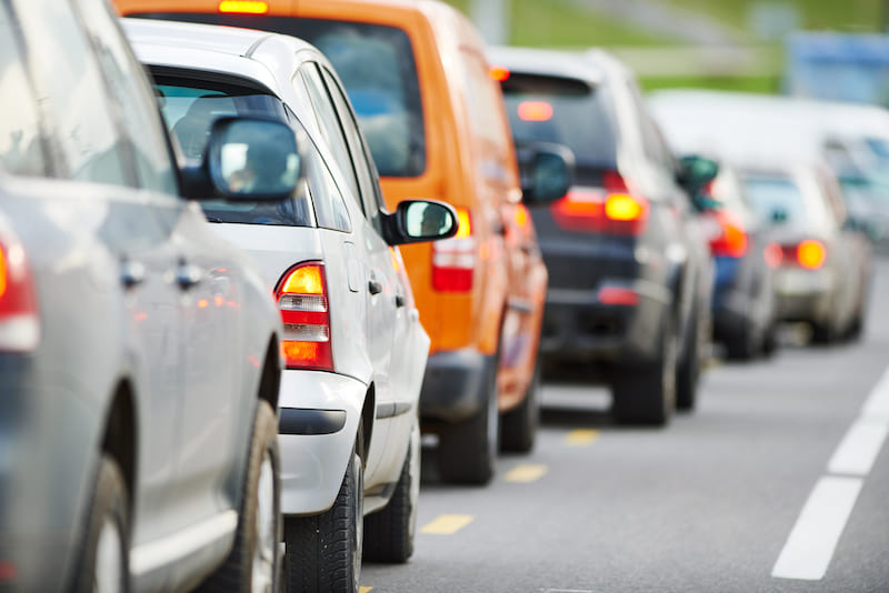 Avoid highways, freeways, and interstates
