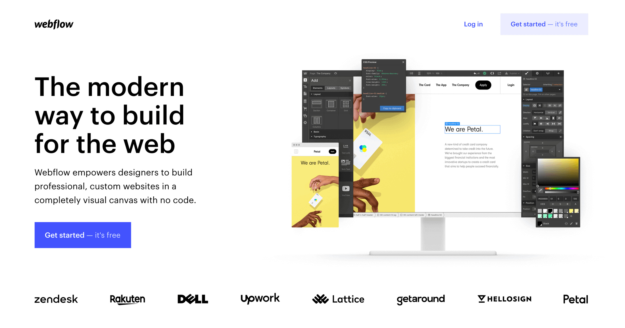 webflow-website-screenshot