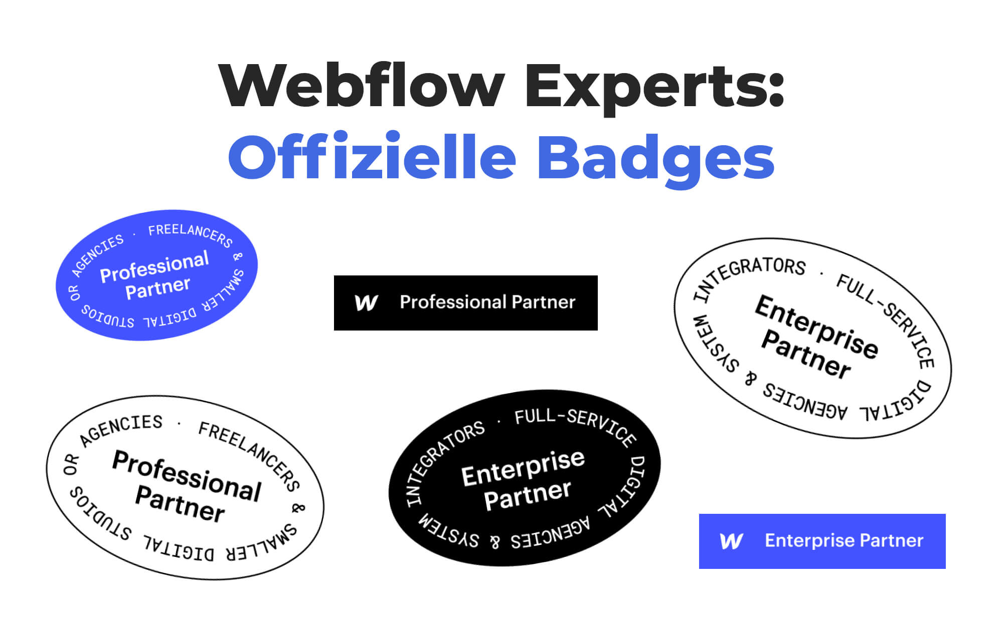 Webflow Experts Badges