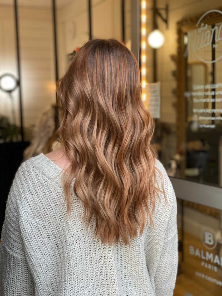 Réalisation de coiffeur coloriste du salon Le Nuancier à Rennes