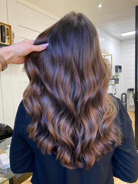 Réalisation de coiffeur coloriste du salon Le Nuancier à Rennes
