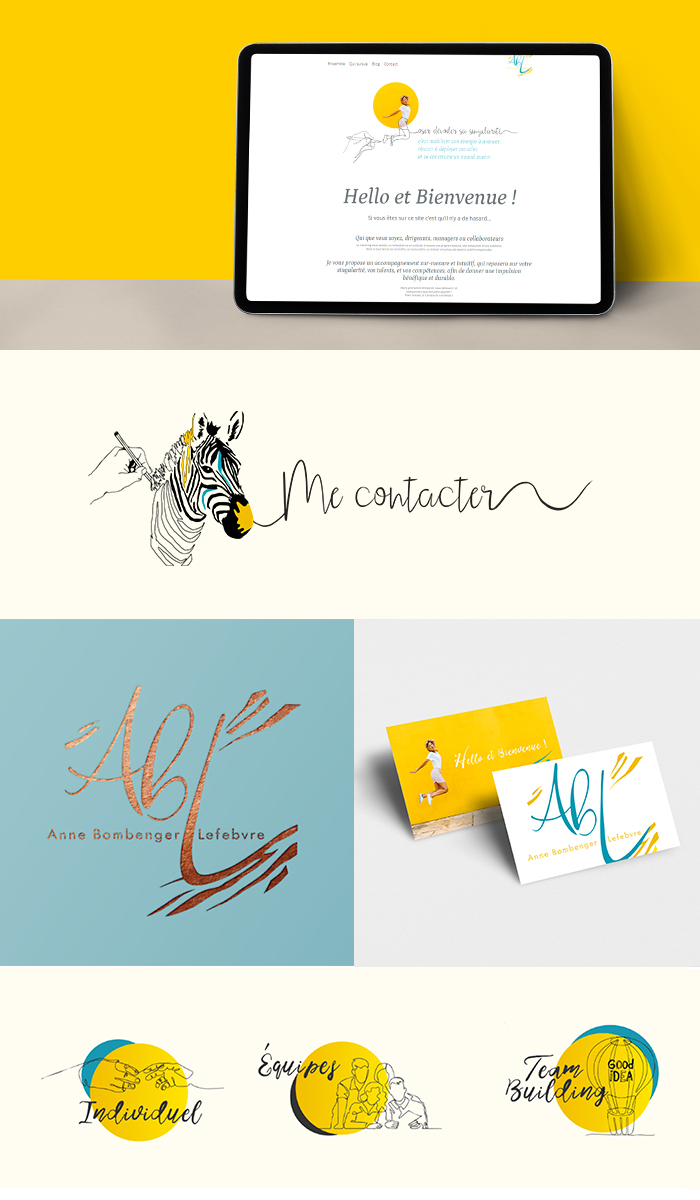 Nouvelle identité visuelle pour BL Coaching - réalisation ©LeBlenderDesign