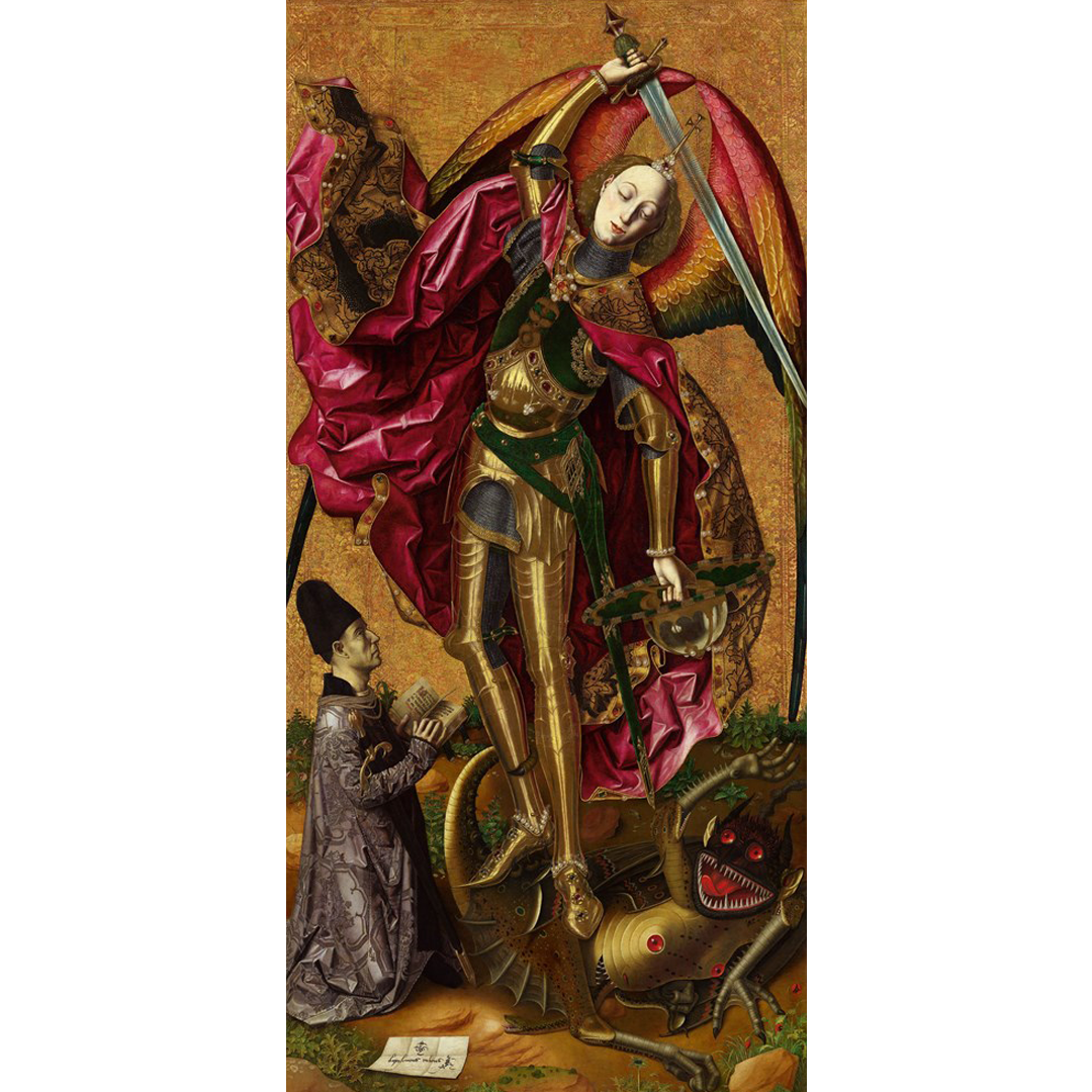 St. Michael Triumps Over The Devil by Bartolomé Bermejo
