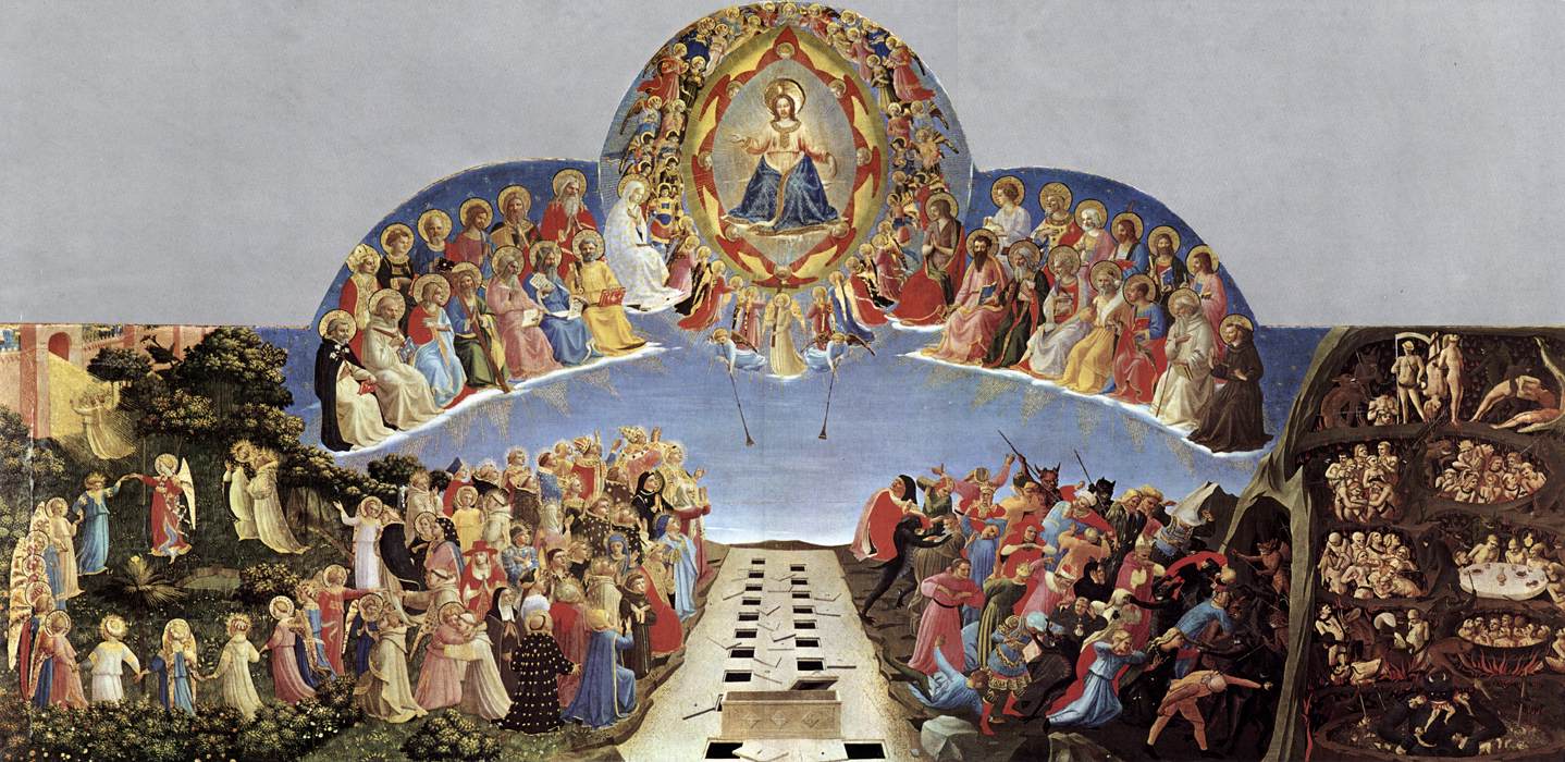 Fra Angelico’s ‘The Last Judgement’, 1432-1435 (Museo di San Marco, Florence, Italy).