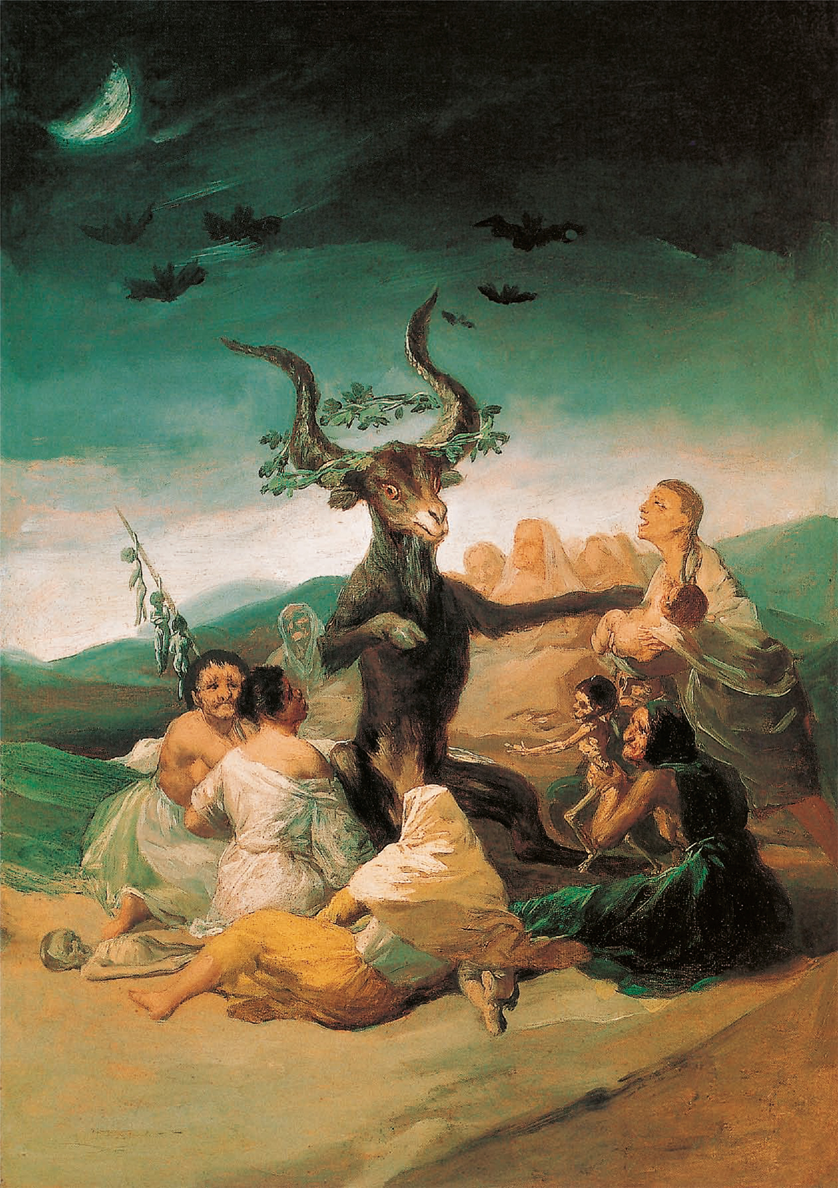 Francisco de Goya’s oil on canvas ‘The Witches’ Sabbath’, 1798 (Museo Lázaro Galdiano, Madrid).