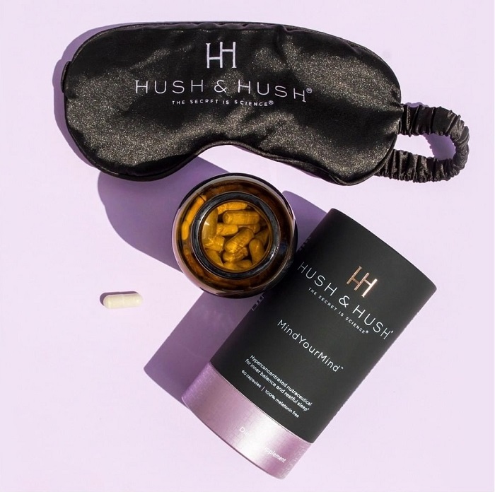 Viên uống Hush & Hush Mind Your Mind giảm stress và cải thiện giấc ngủ một cách hiệu quả