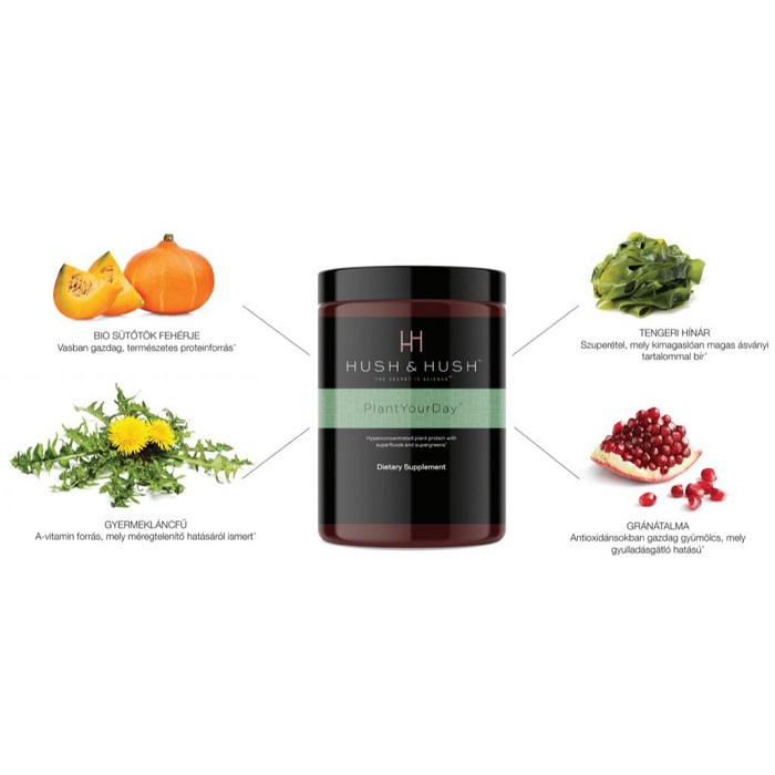 Thành phần Hush & Hush Plant Your Day lành tình, không gây bất kỳ tác dụng phụ nào cho cơ thể
