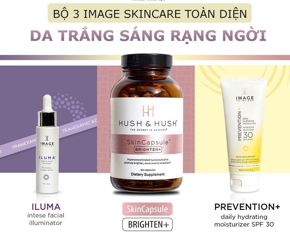 Ngoài ra, để tăng cường hiệu quả làm trắng, trị nám sạm da, chị em nên kết hợp cùng chu trình dưỡng da từ bên ngoài.