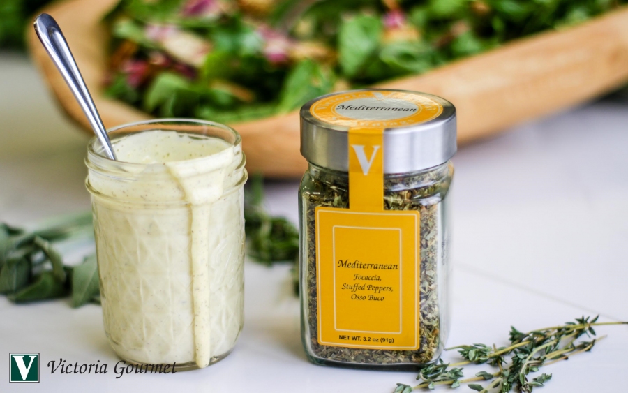 Quick Creamy Garlic and Herb Dressing You are here Victoria Gourmet