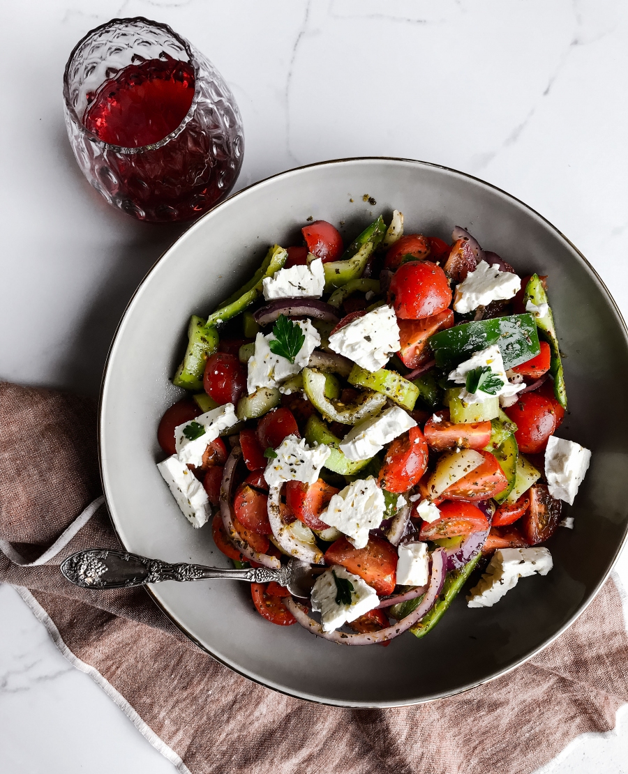 Authentic Greek Salad.