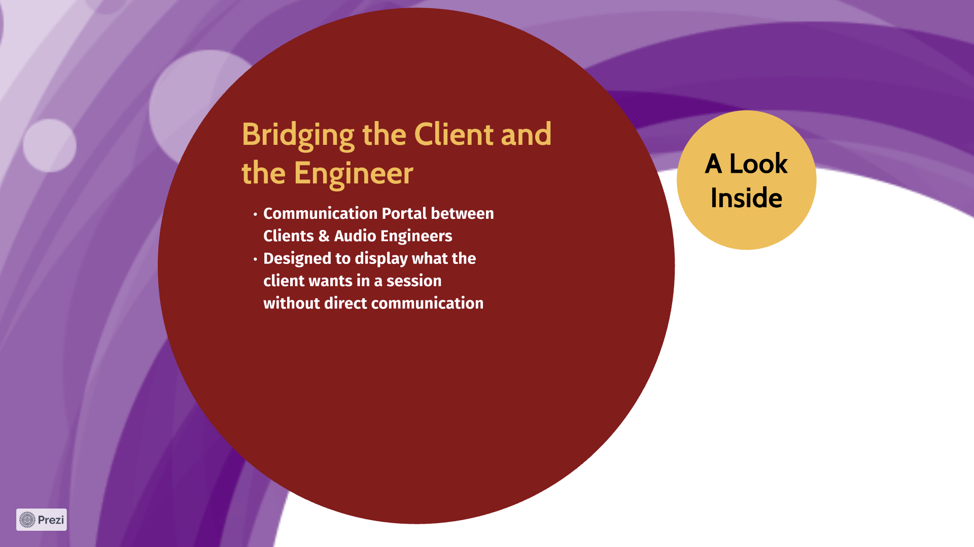 A part of the Jaica client presentation