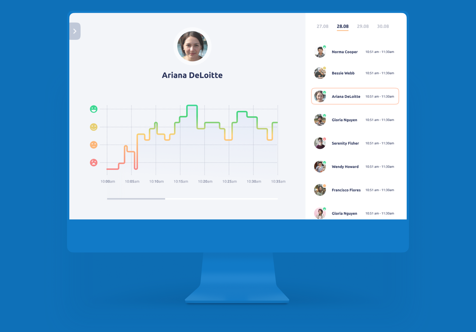 emotion tracker dashboard