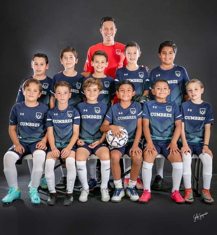 Equipo de fútbol alumnos Colegio Cumbres Aguascalientes