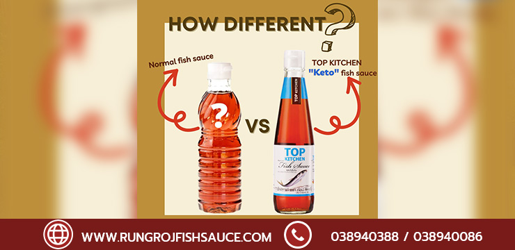 How is keto fish sauce different from normal fish sauce?