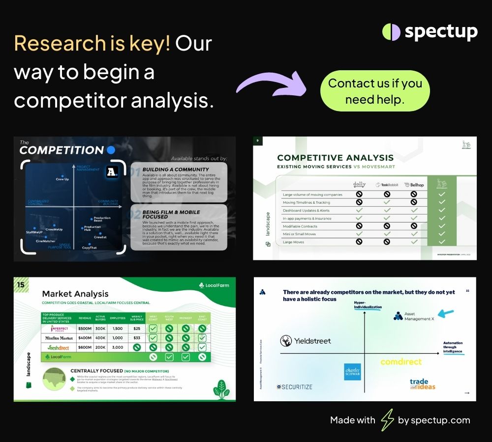Pitch Deck Writer Competition Research