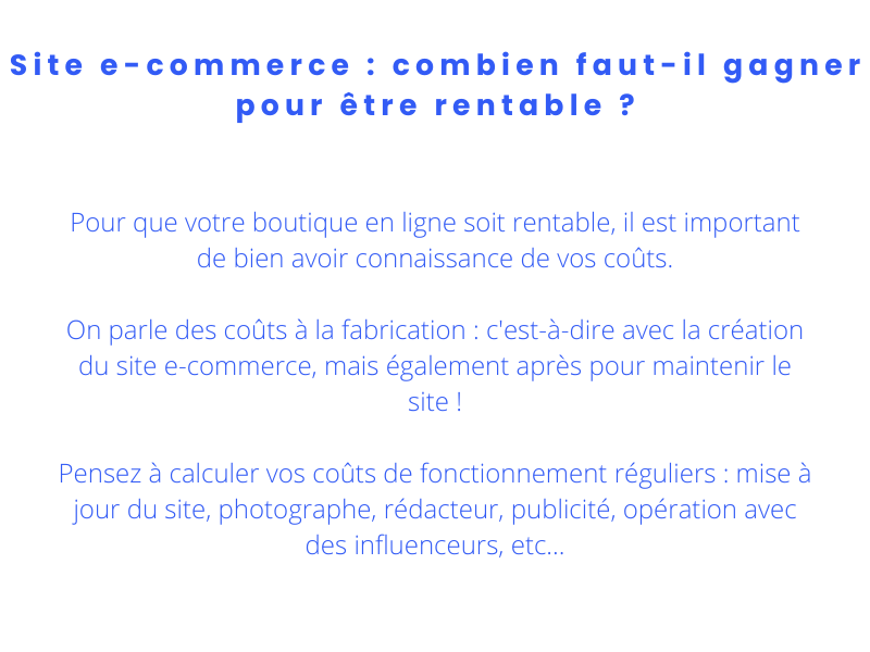 Rentabilite site