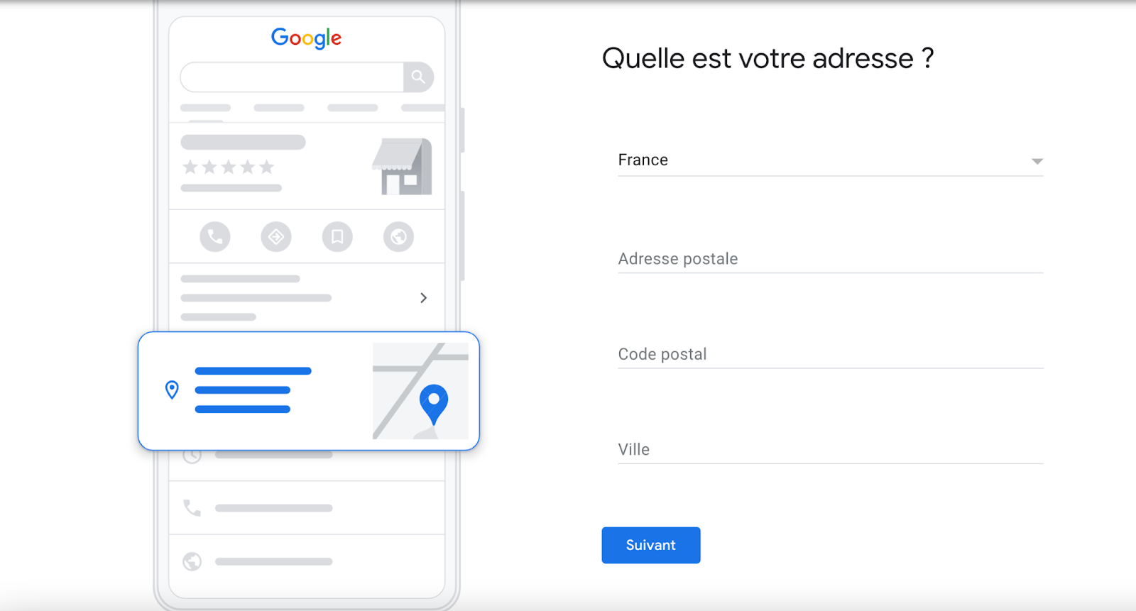 Google My Business c'est quoi - adresse
