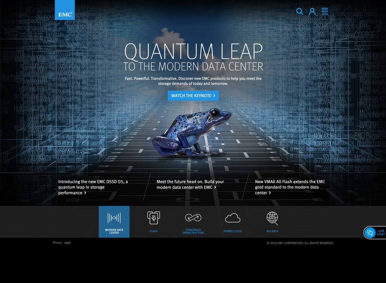 Image link: EMC Global Nav