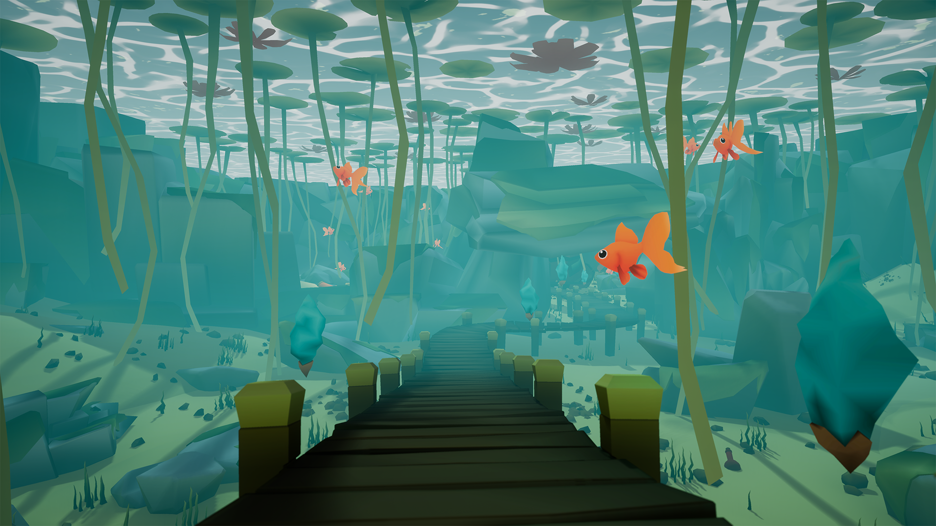 Underwater master shot