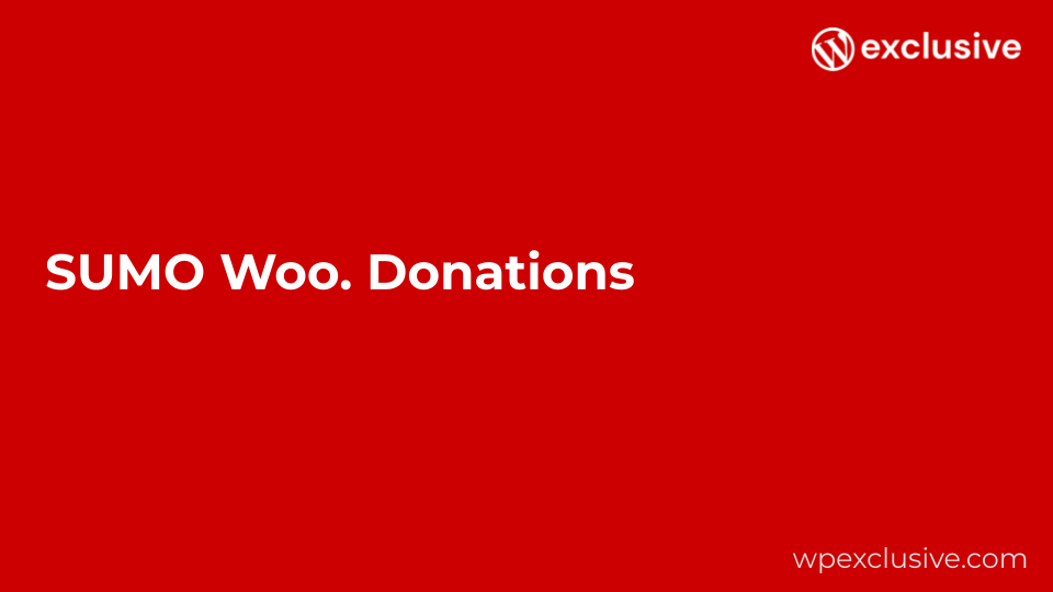 SUMO WooCommerce Donations