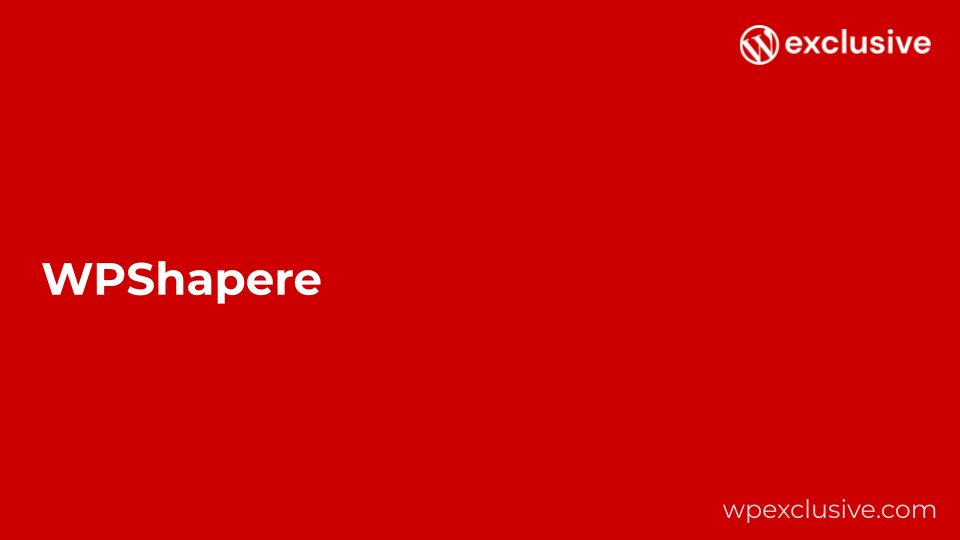 WordPress Admin Theme – WPShapere