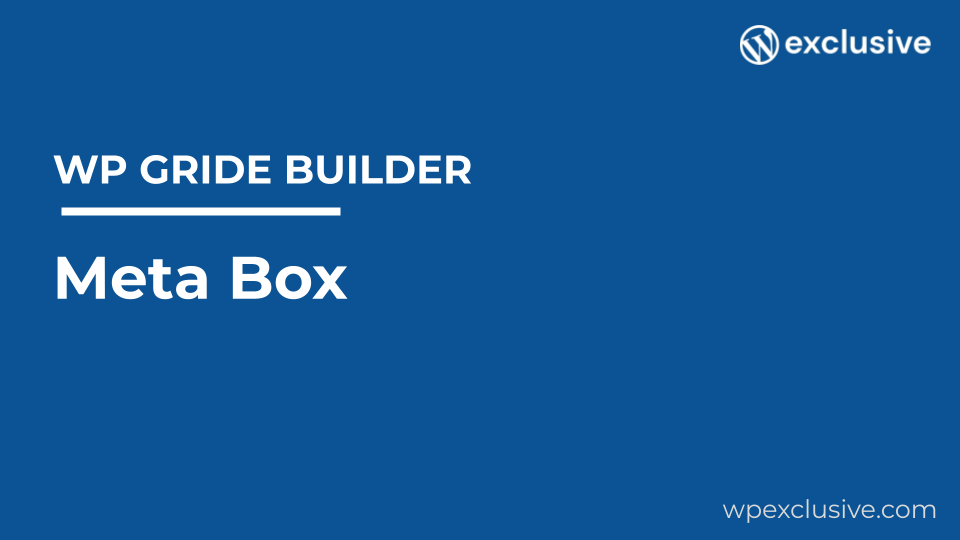 WP Grid Builder – Meta Box WP Grid Builder – Meta Box