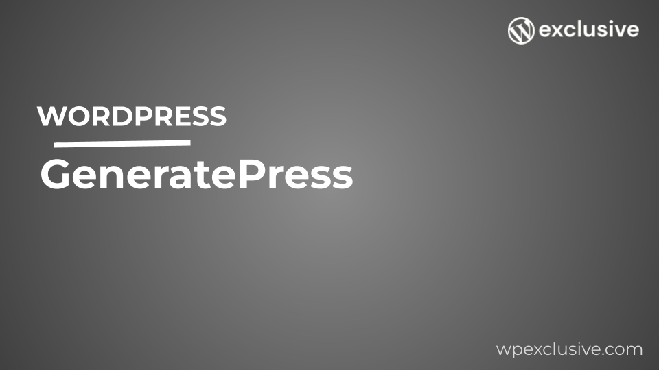 GeneratePress Premium GeneratePress Premium