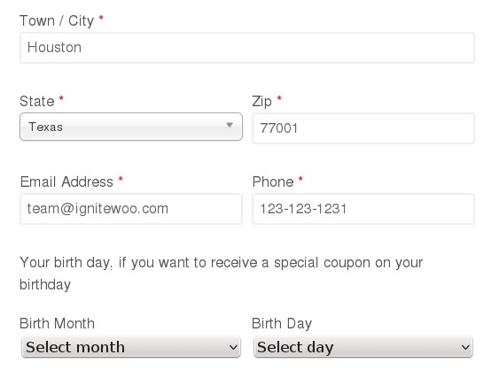 Birthday Coupons for WooCommerce Birthday Coupons for WooCommerce