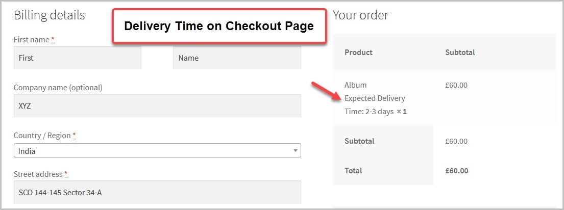Estimated Delivery Date & Time for WooCommerce Estimated Delivery Date & Time for WooCommerce
