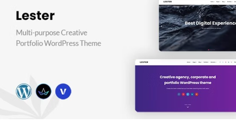 Lester – Creative Portfolio WordPress Theme Lester – Creative Portfolio WordPress Theme