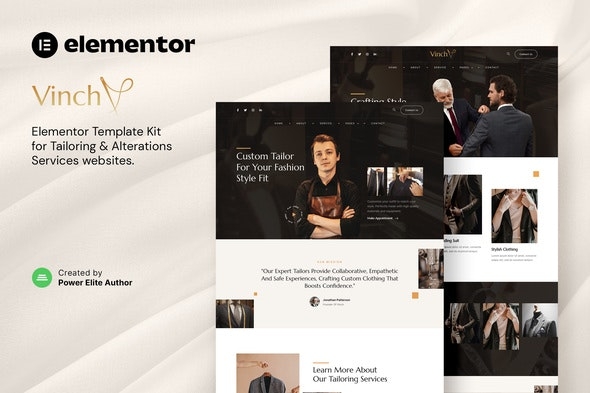 Vinch – Professional Tailoring & Alterations Services Elementor Template Kit Vinch – Professional Tailoring & Alterations Services Elementor Template Kit
