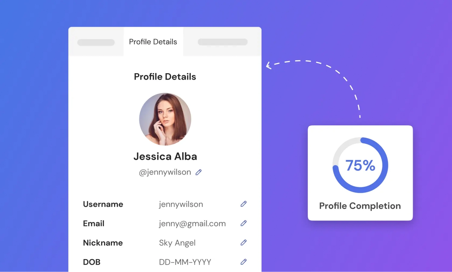 User Registration Profile Completeness User Registration Profile Completeness