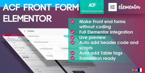 ACF Frontend Pro for Elementor ACF Frontend Pro for Elementor