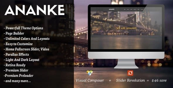 Ananke – One Page Parallax WordPress Theme Ananke – One Page Parallax WordPress Theme
