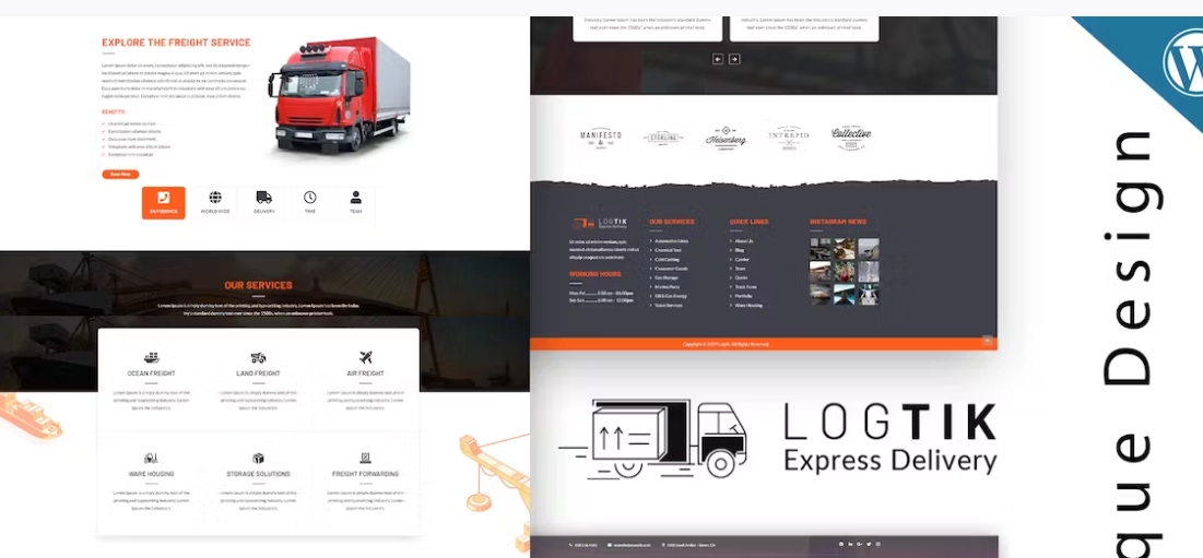 Logtik – WP Logistics, Cargo Transportation Theme