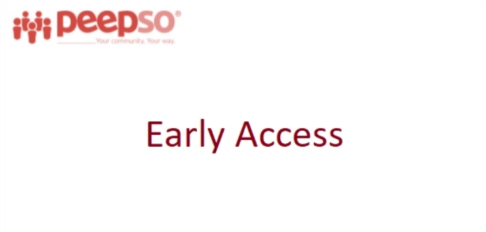 PeepSo Early Access PeepSo Early Access