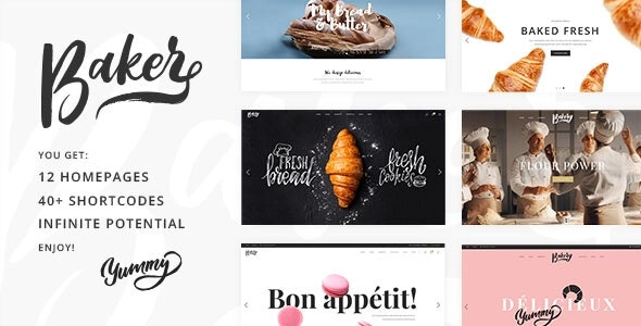 Baker – Fresh Bakery, Pastry and Cake Shop Theme Baker – Fresh Bakery, Pastry and Cake Shop Theme