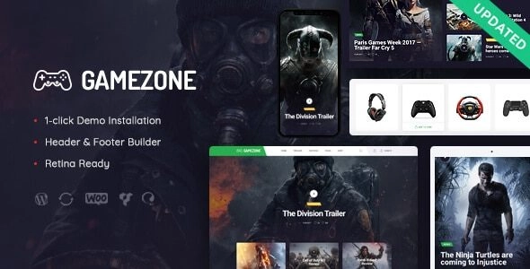 Gamezone-Video Gaming Blog & Esports Store WordPress Theme Gamezone-Video Gaming Blog & Esports Store WordPress Theme