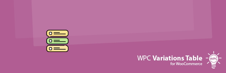 WPC Variations Table for WooCommerce WPC Variations Table for WooCommerce