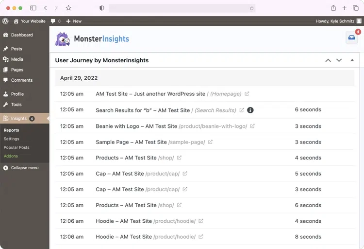MonsterInsights User Journey MonsterInsights User Journey