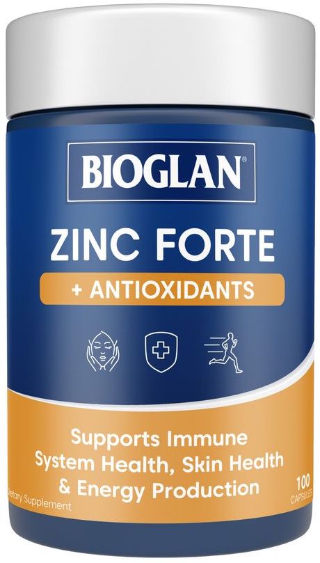 Bioglan Zinc Forte High Strength 40mg 60 Tablets