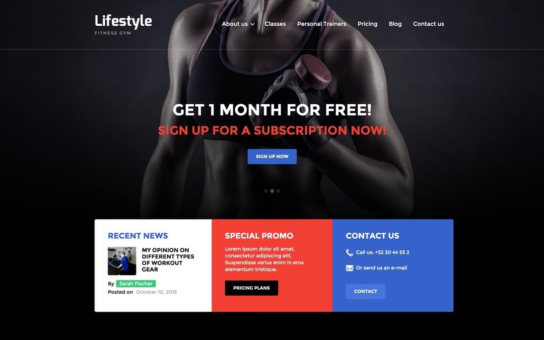 Lifestyle Webflow Template