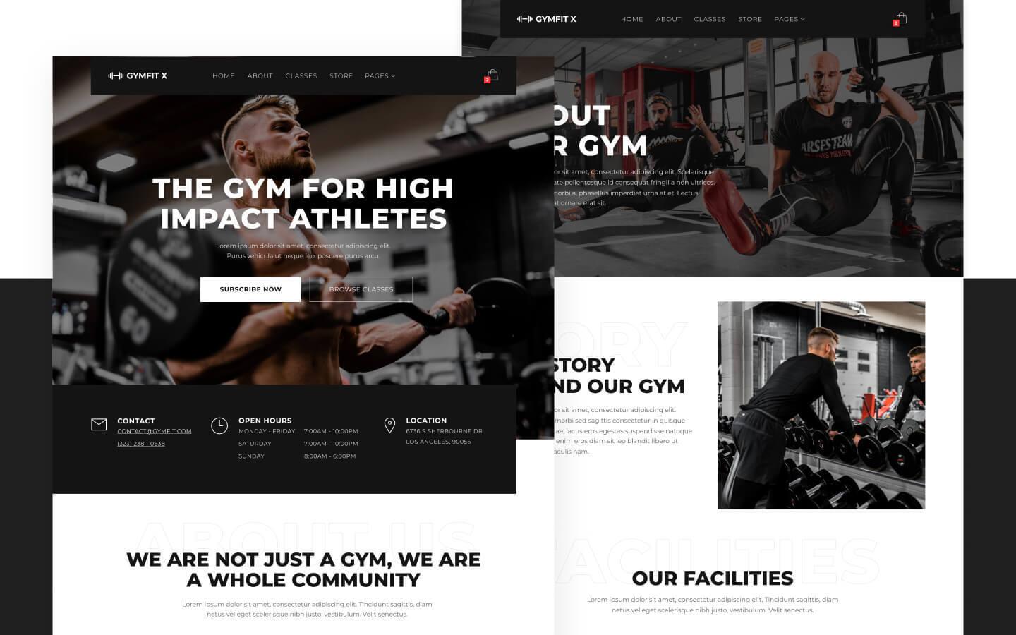Gymfit X Webflow Template