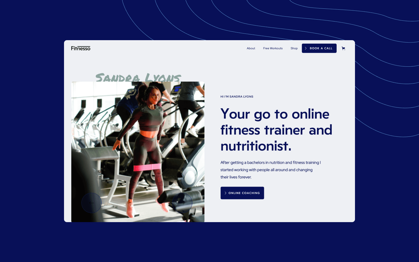 Fitnesso Webflow Template