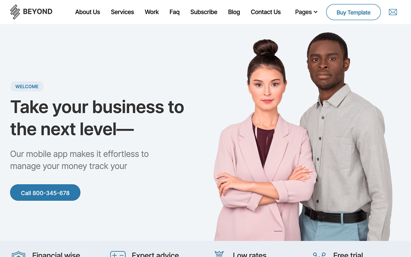 Beyond Webflow Template