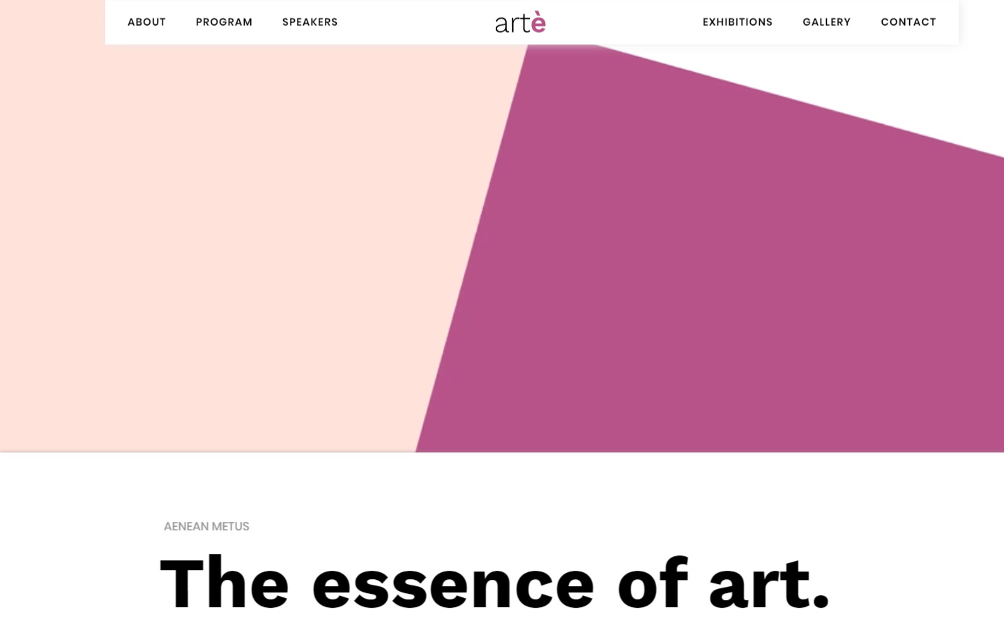 Arte Webflow Template